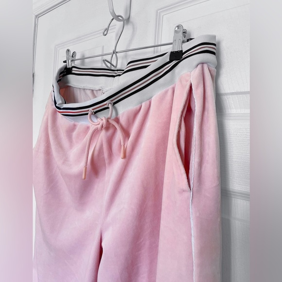 Fila cristaudo velour shorts pink men’s/unisex - Picture 4 of 5